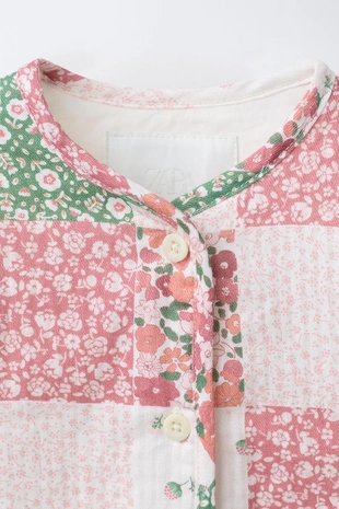 Стеганая куртка в стиле пэчворк- Заказать в России