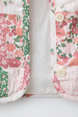 Стеганая куртка в стиле пэчворк- Заказать в России