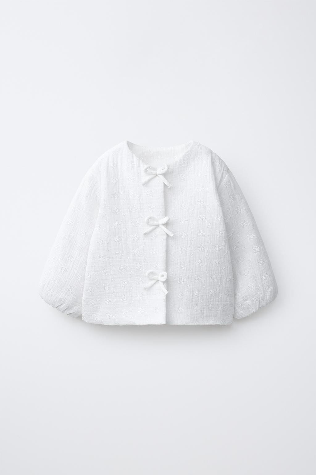 КУРТКА СО ШВЕЙЦАРСКОЙ ВЫШИВКОЙ