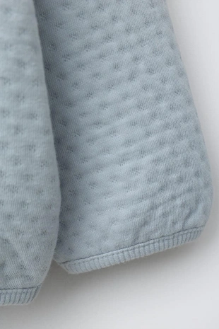 Стеганая куртка с вышивкой букле