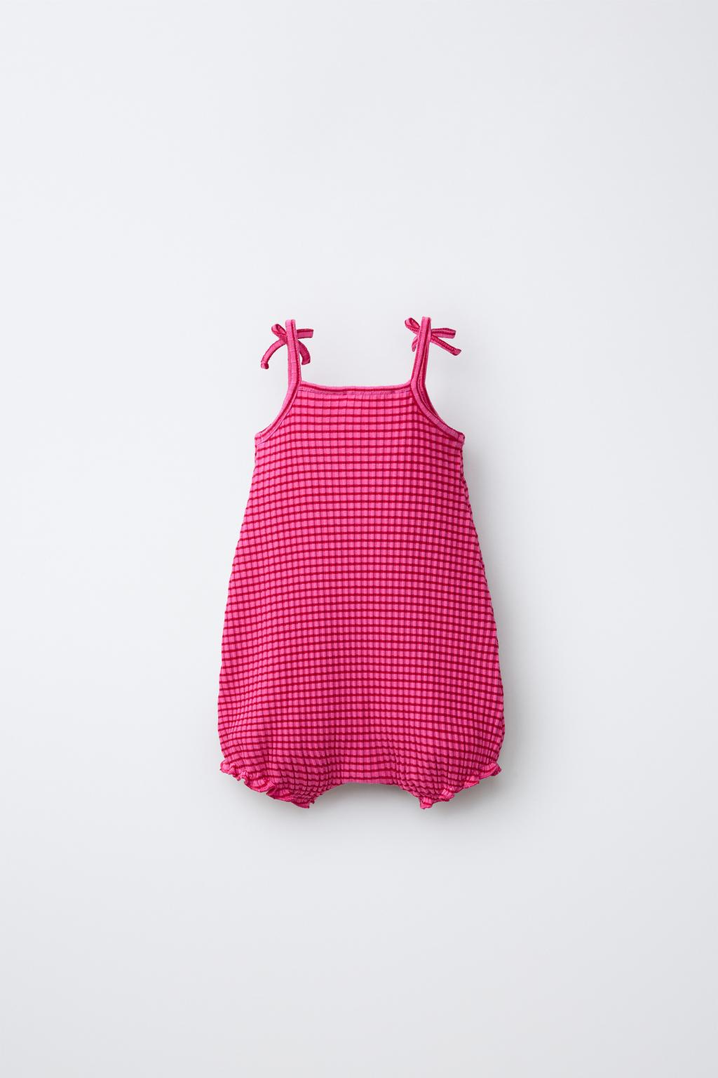 КОМБИНЕЗОН В ПОЛОСКУ С ЦВЕТКОМ