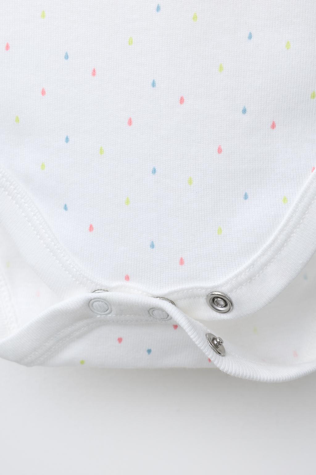 НАБОР ИЗ ПЯТИ БОДИ С КАПЛЯМИ И ПОЛОСКАМИ