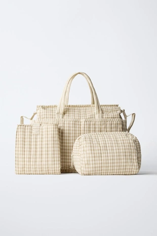 Набор для мам с клетчатым принтом- Заказать в России