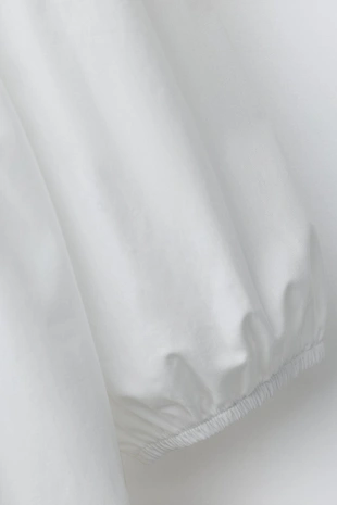 Платье из поплина с вышитым воротником- Заказать в России