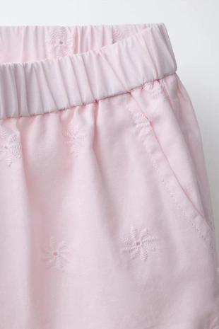 Брюки-кюлоты шиффли- Заказать в России