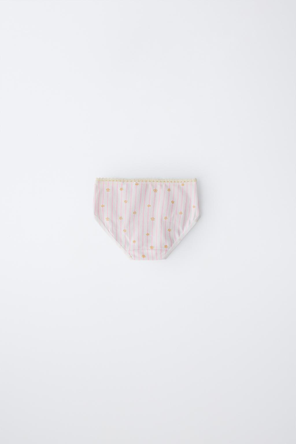 1,5–6 ЛЕТ/ НАБОР ИЗ ШЕСТИ ТРУСОВ С ЦВЕТОЧНЫМ ПРИНТОМ