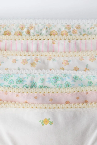 Купить Zara 1,5–6 лет/ набор из шести трусов с цветочным принтом