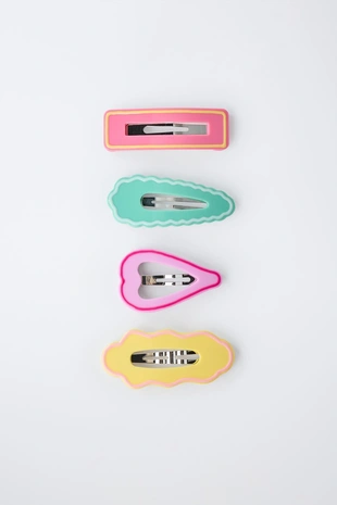 Набор из 4 заколок разных форм- Заказать в России