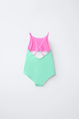 6–14 лет/ купальник с вырезами и узлами- Заказать в России