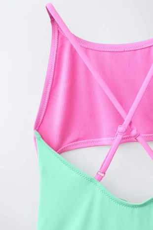 6–14 лет/ купальник с вырезами и узлами- Заказать в России