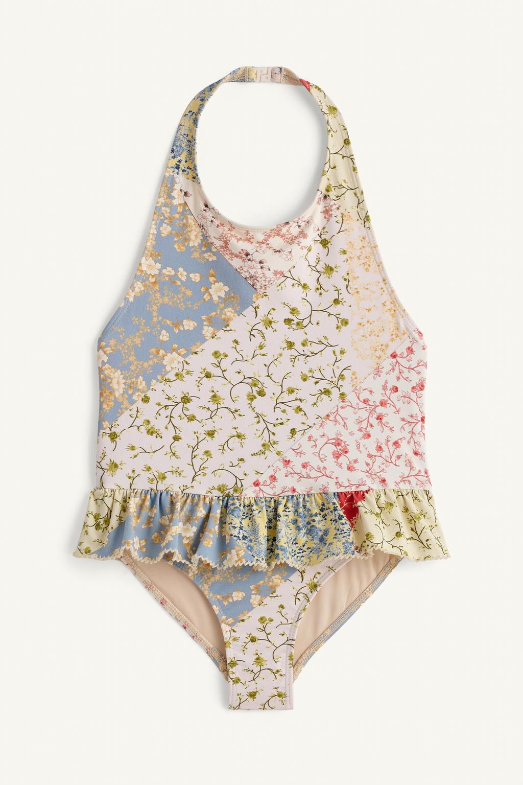 Купальник с заплатками на шее limited edition