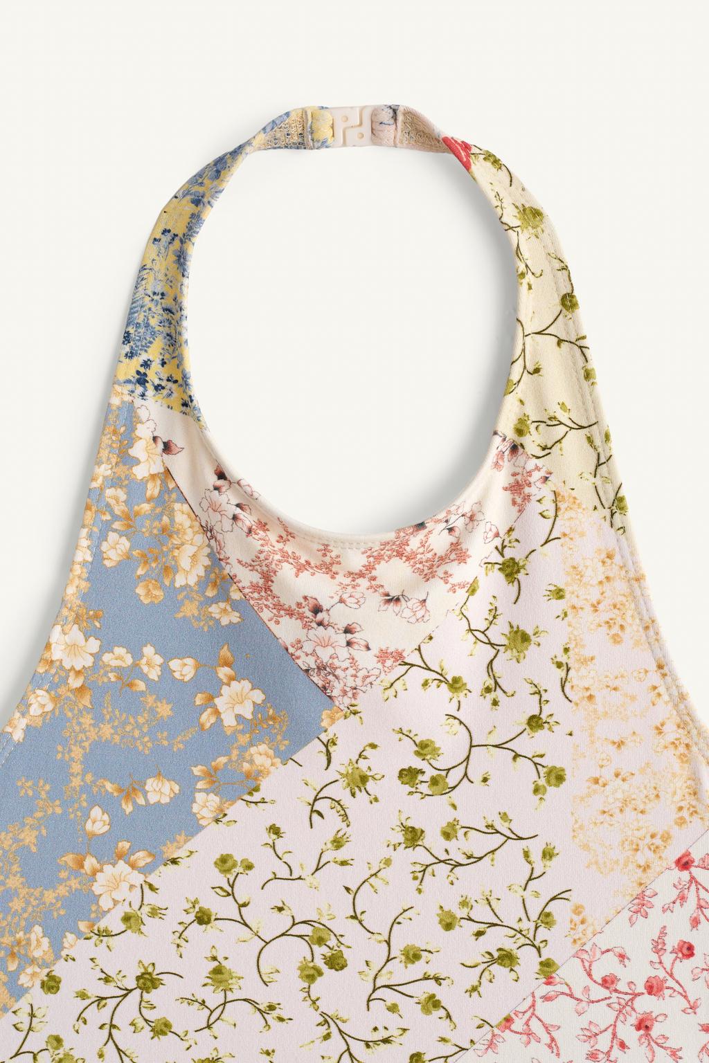 Купальник с заплатками на шее limited edition