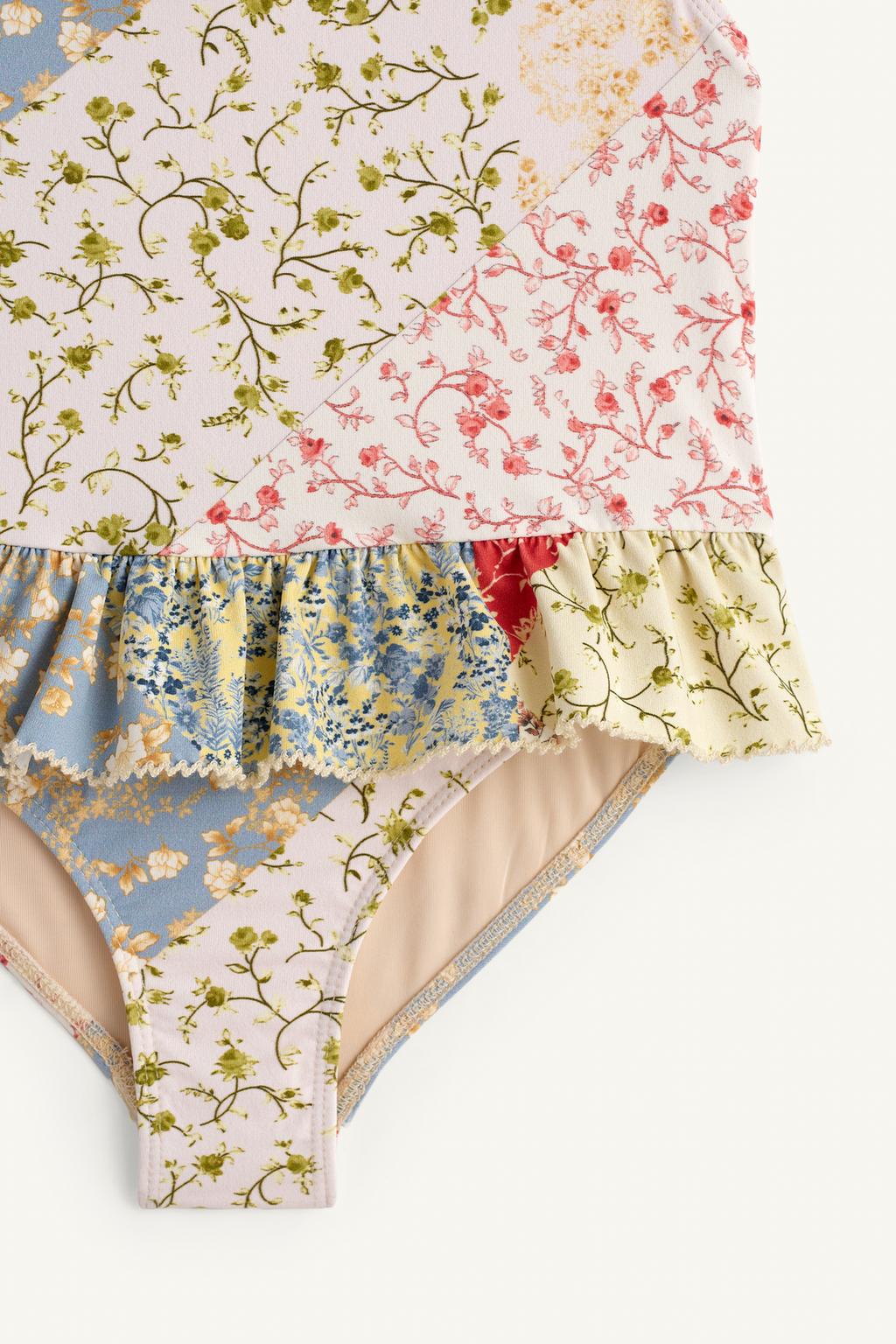 Купальник с заплатками на шее limited edition