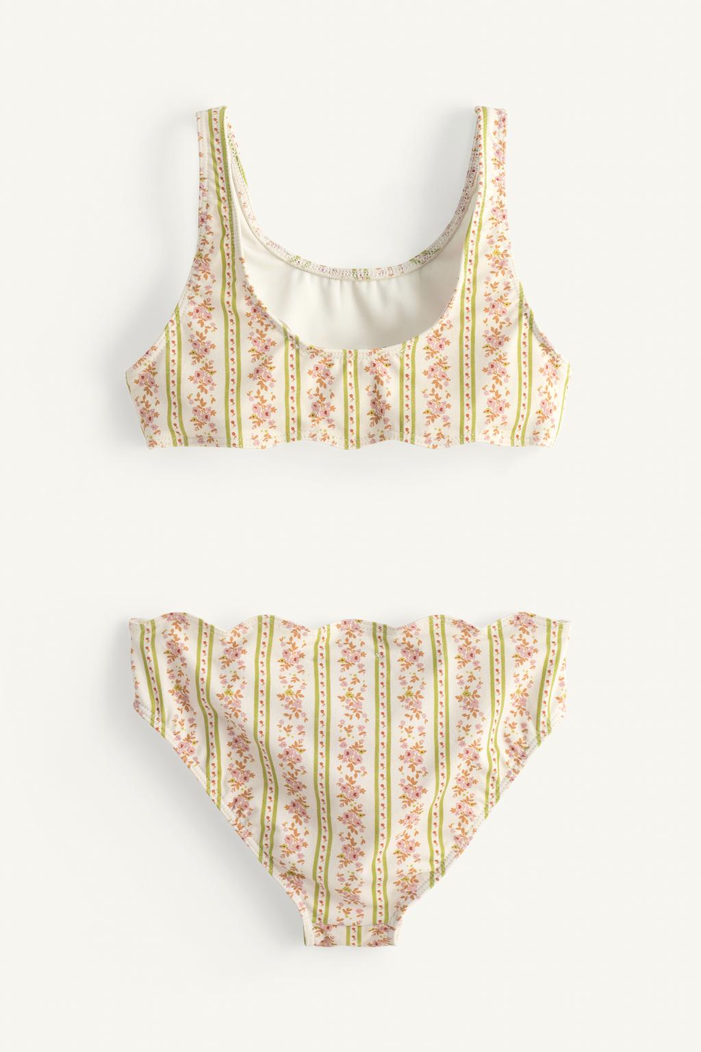 Лимитированное издание купальник с цветочным волнообразным принтом