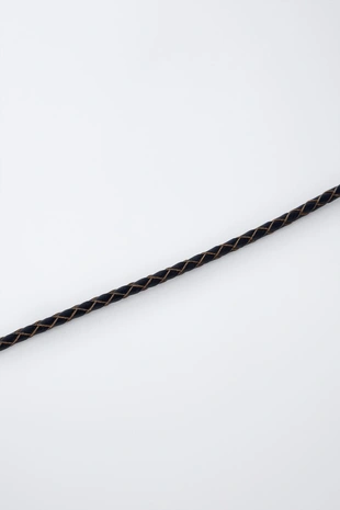 Black / White | 7243/699/064 - Zara Набор из двух оплетенных веревкой и деревянных бусин ожерелий