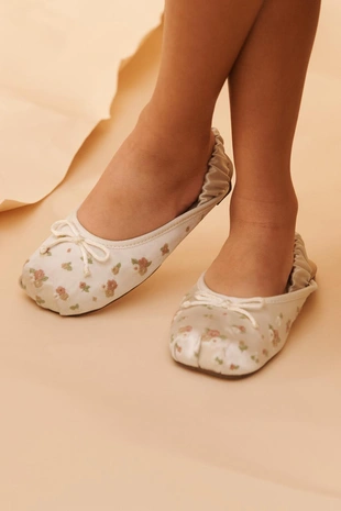 Балетки с открытым пяткой limited edition- Заказать в России