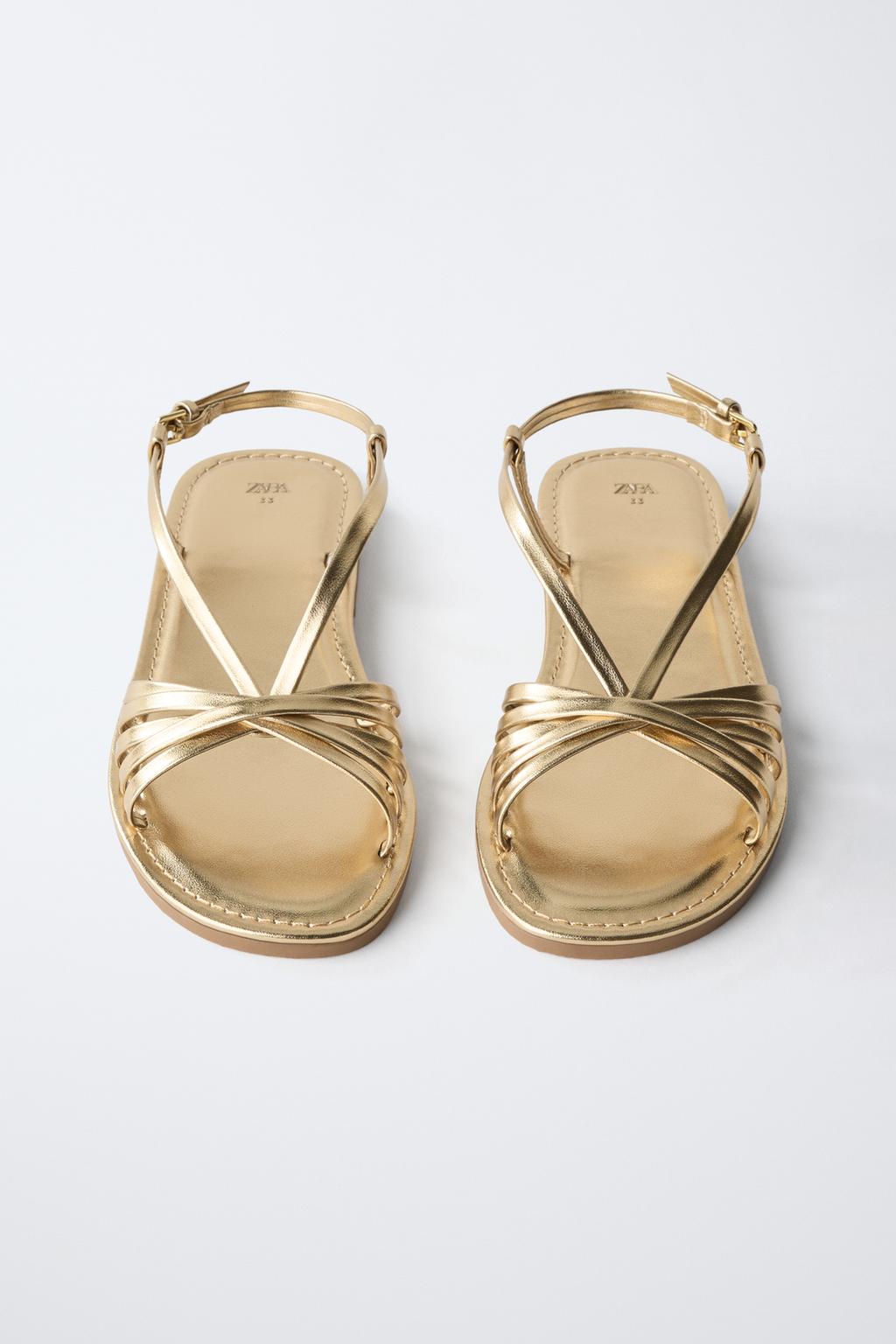 МЕТАЛЛИЗИРОВАННЫЕ БОСОНОЖКИ С РЕМЕШКАМИ