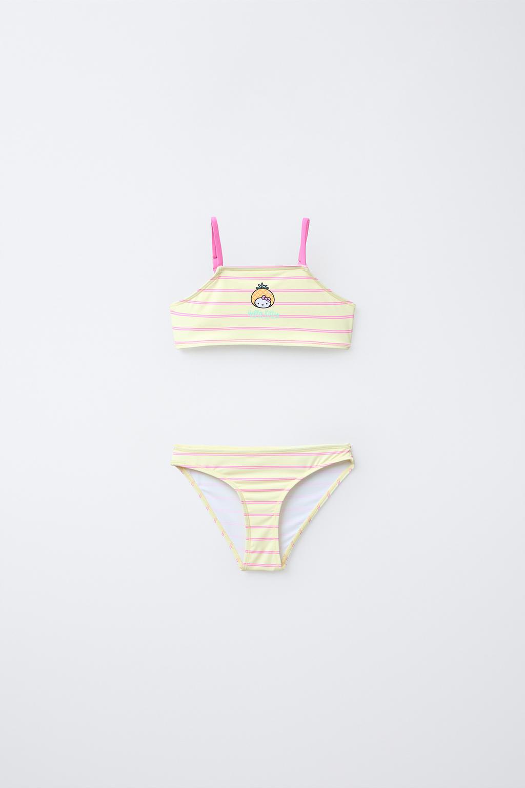 6-14 ЛЕТ/ БИКИНИ В ПОЛОСКУ HELLO KITTY © SANRIO