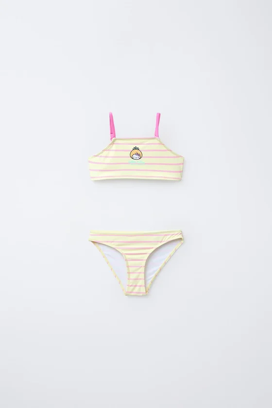 6-14 ЛЕТ/ БИКИНИ В ПОЛОСКУ HELLO KITTY © SANRIO