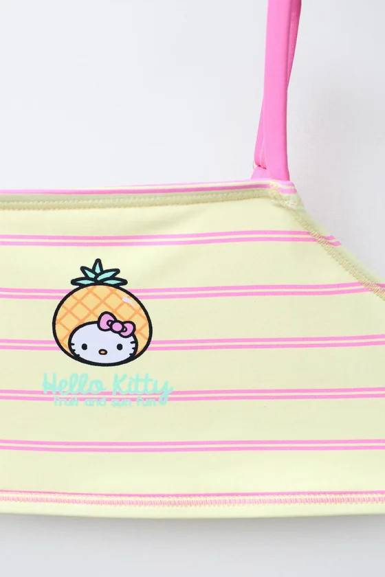 6-14 ЛЕТ/ БИКИНИ В ПОЛОСКУ HELLO KITTY © SANRIO