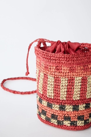 Сумка из рафии- Заказать в России