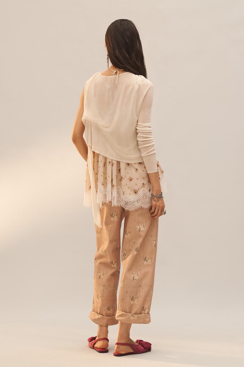 Кардиган из тонкого вязаного полотна с завязками limited edition