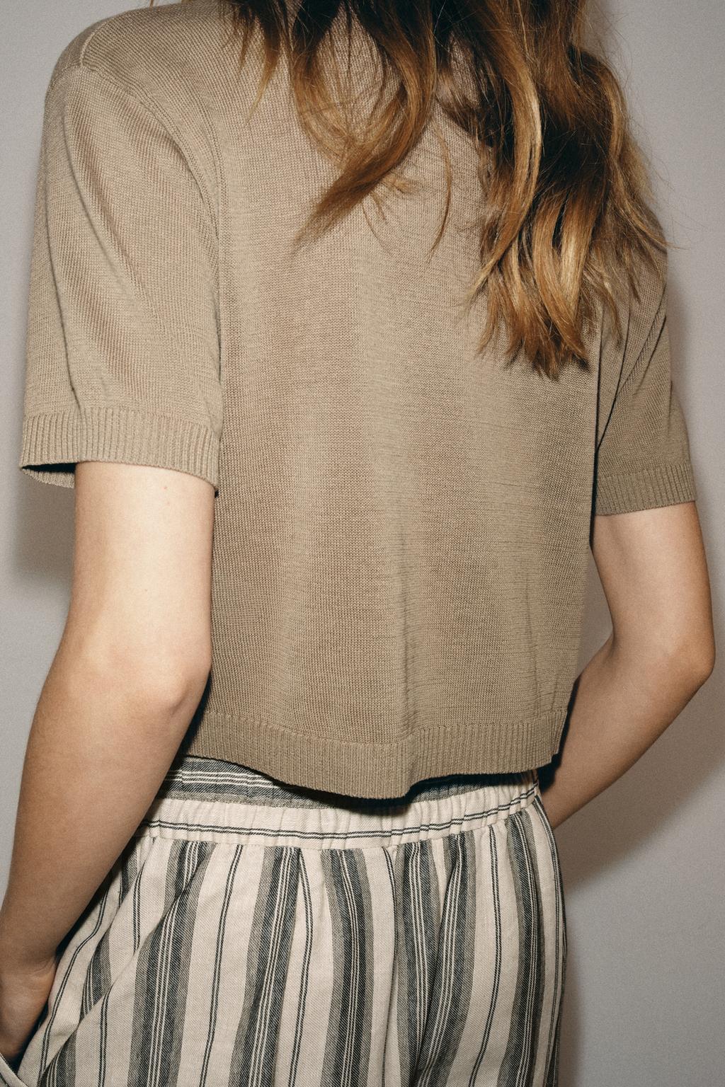 КАРДИГАН С КОРОТКИМИ РУКАВАМИ