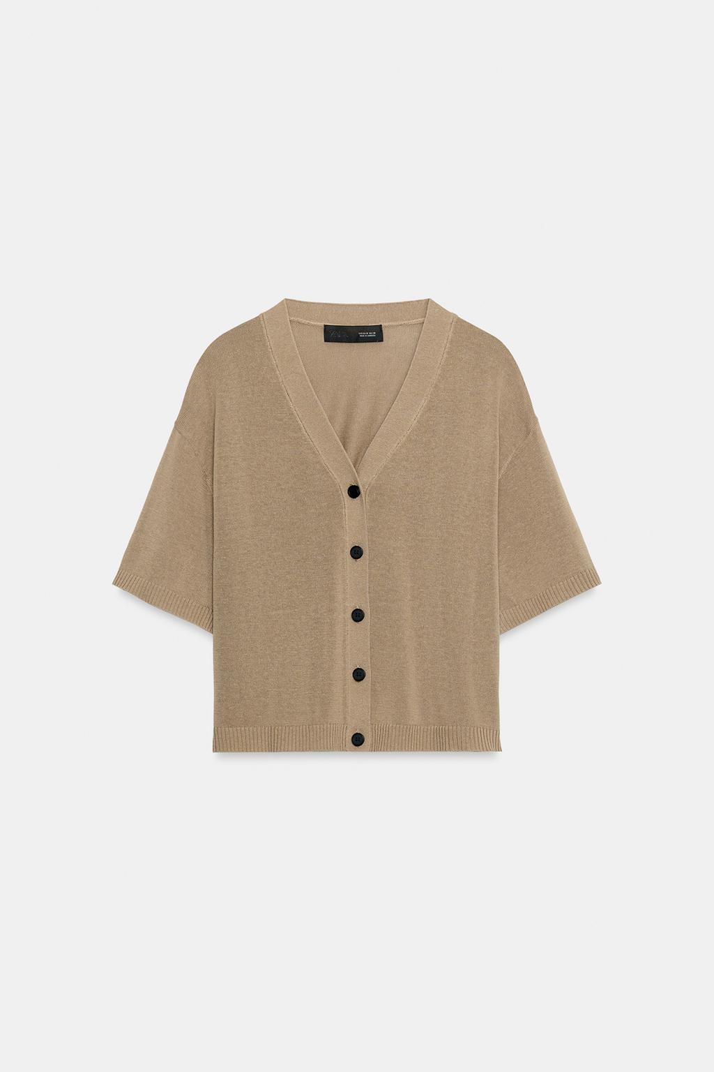 КАРДИГАН С КОРОТКИМИ РУКАВАМИ