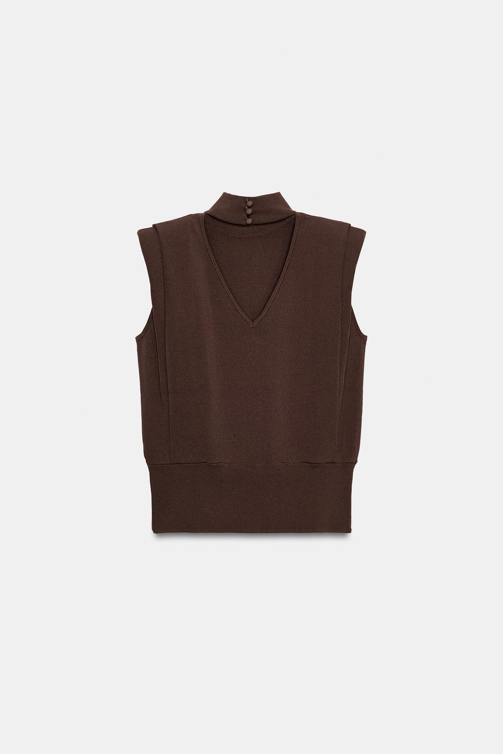 ТРИКОТАЖНЫЙ ТОП С ОТКРЫТОЙ СПИНОЙ