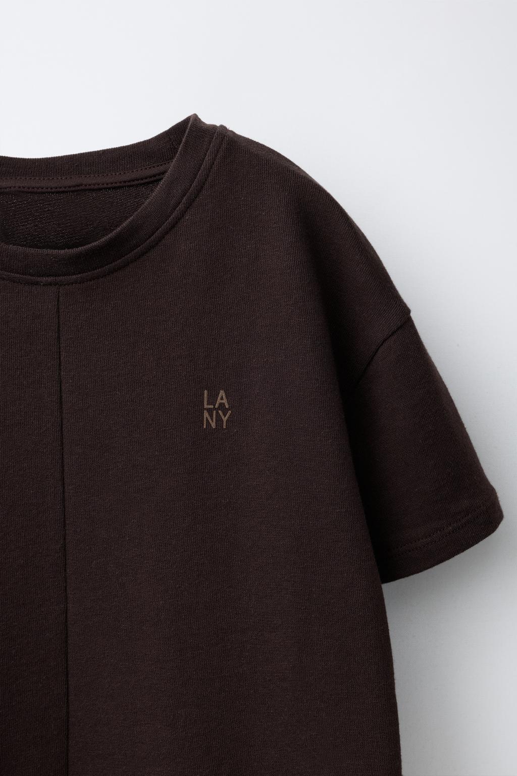 КОМПЛЕКТ ИЗ ФУТБОЛКИ И БРЮК WIDE LEG