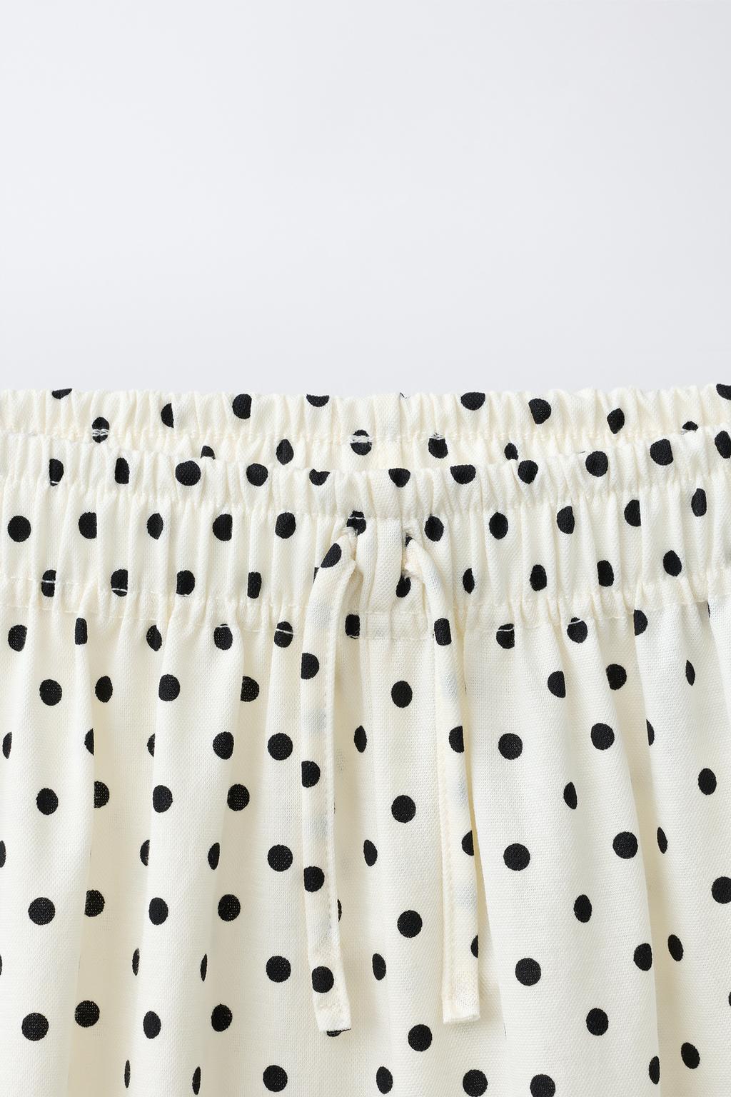 БРЮКИ BALLOON В ГОРОШЕК