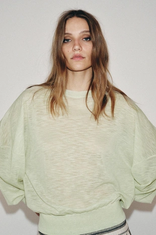 Свитер из тонкой смесовой шерсти- Заказать в России