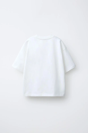 Футболка с принтом «моти»- Заказать в России