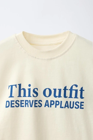 Футболка с надписью и рюшами- Заказать в России