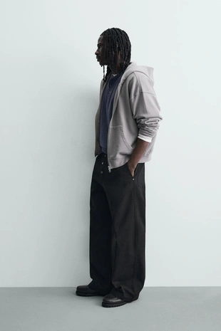 Брюки Wide Fit на навесной петле- Заказать в России