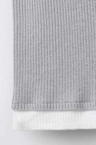 Майка в двойной рубчик- Заказать в России