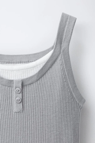 Майка в двойной рубчик- Заказать в России