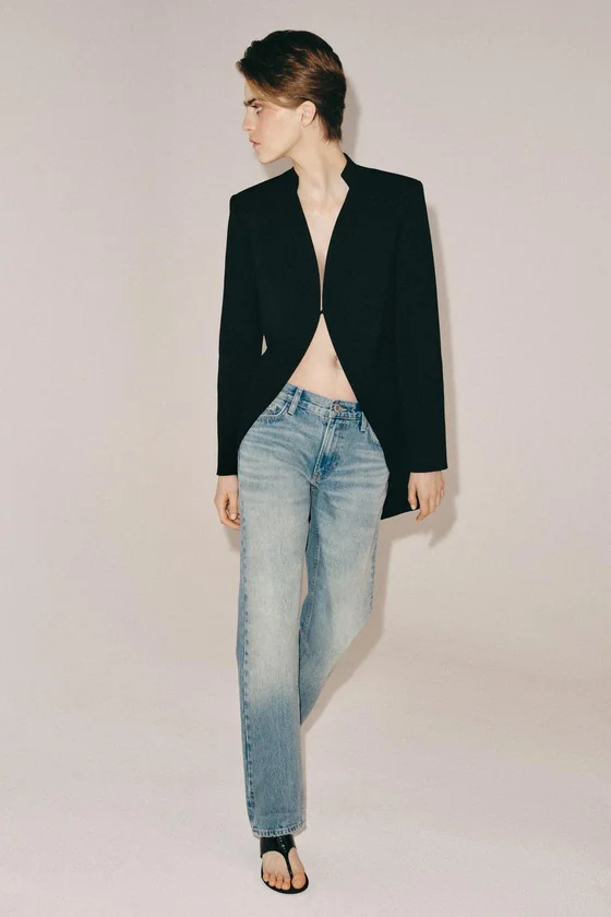 ДЖИНСЫ  С НИЗКОЙ ПОСАДКОЙ — коллекция Zara «ZW»