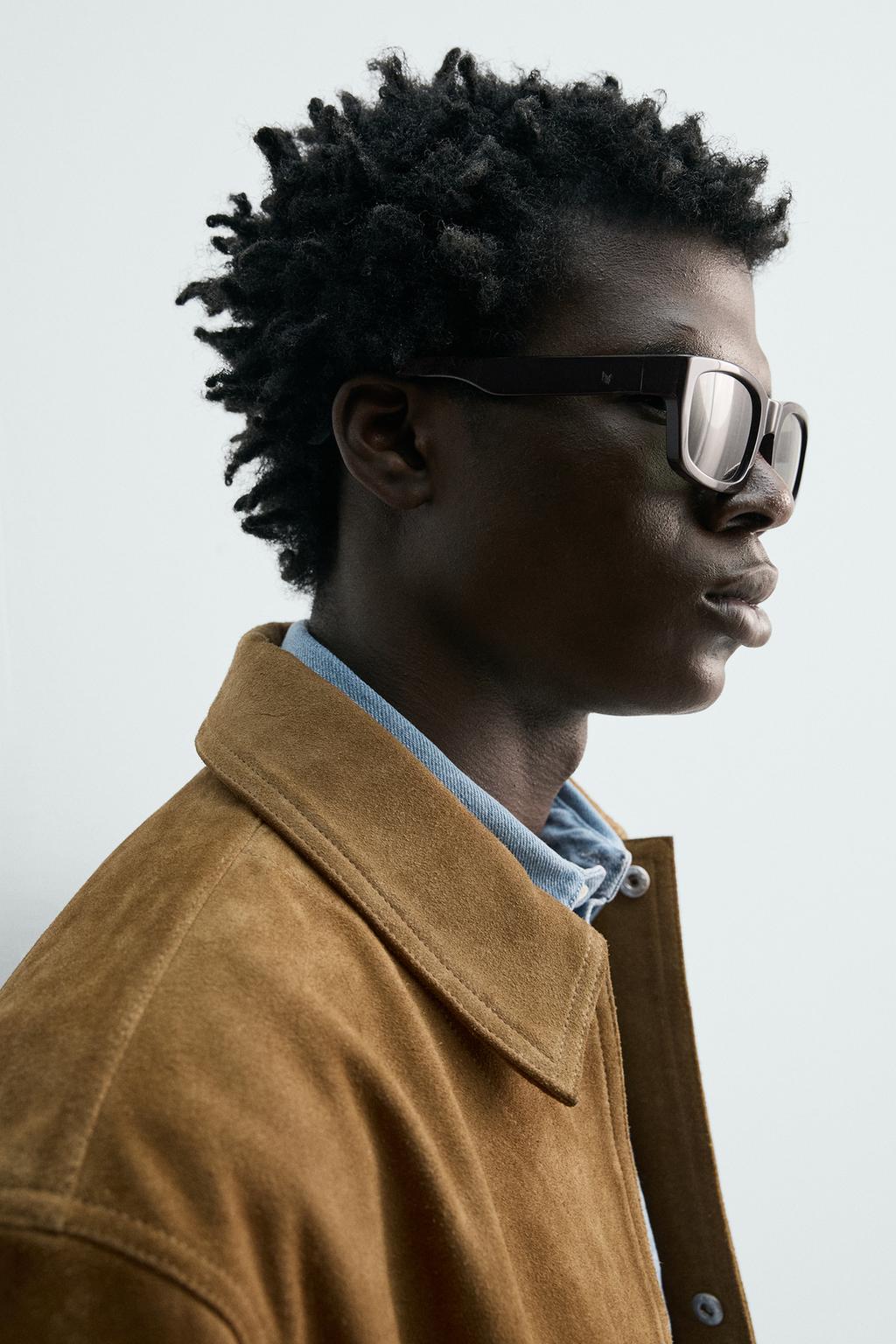 КУРТКА-РУБАШКА ИЗ ЗАМШИ КЛАССИЧЕСКОГО КРОЯ