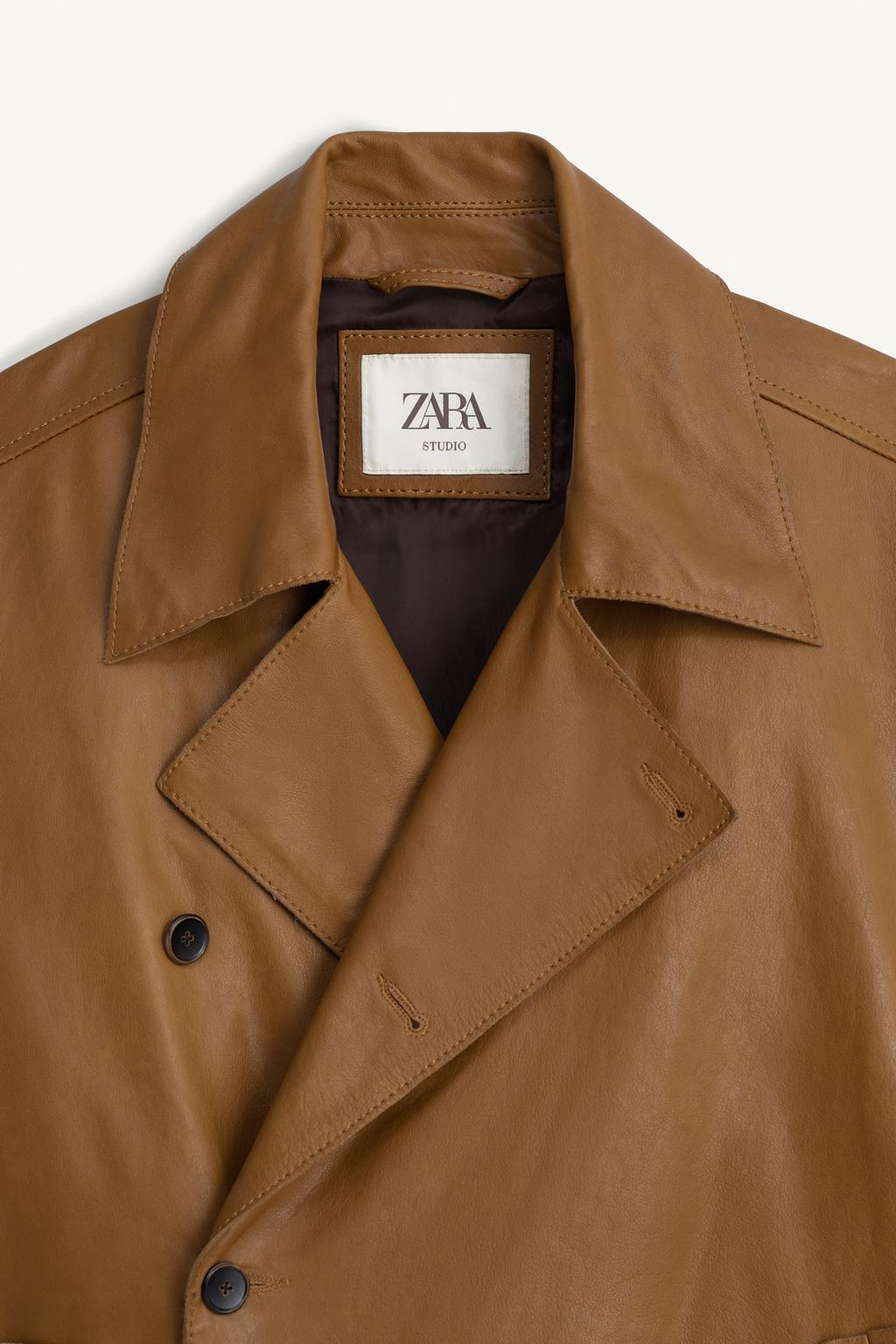 Удобная куртка из натуральной кожи свободного кроя