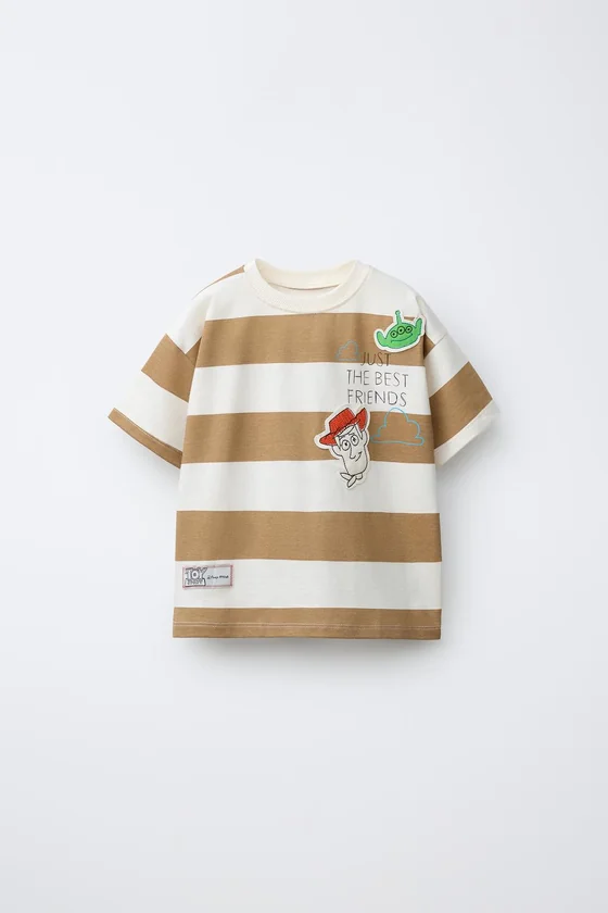 ФУТБОЛКА В ПОЛОСКУ С НАШИВКАМИ TOY STORY © DISNEY PIXAR