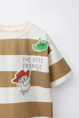 Футболка в полоску с нашивками Toy Story © Disney Pixar- Заказать в России