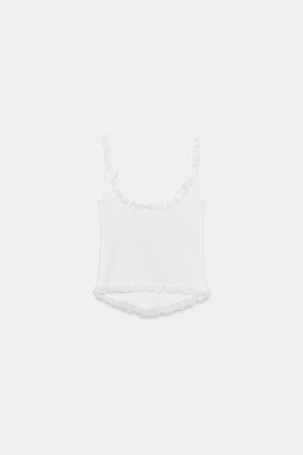 ТОП В РУБЧИК С ВОЛАНАМИ