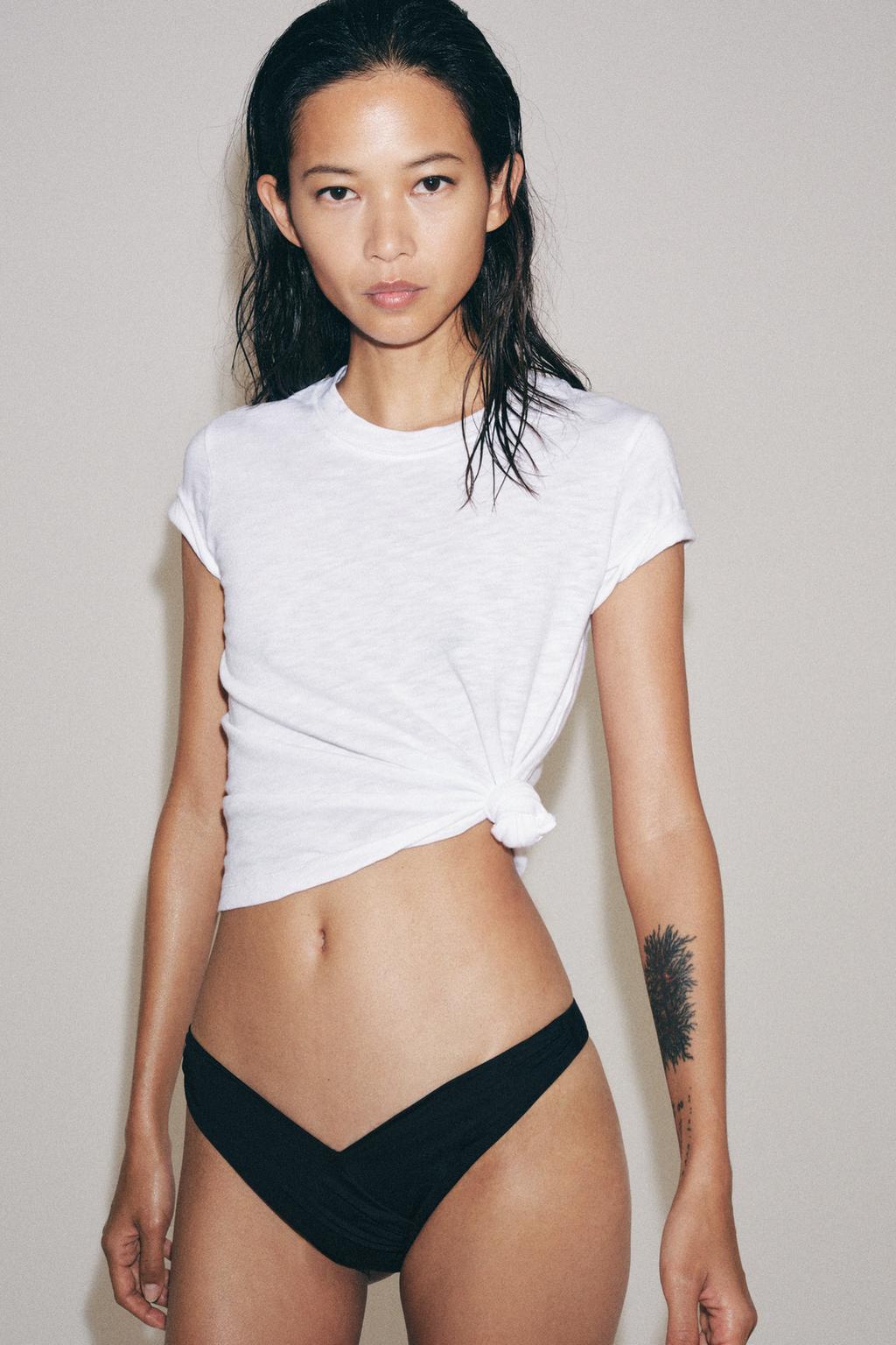 ТРУСЫ-БИКИНИ С ДРАПИРОВКОЙ