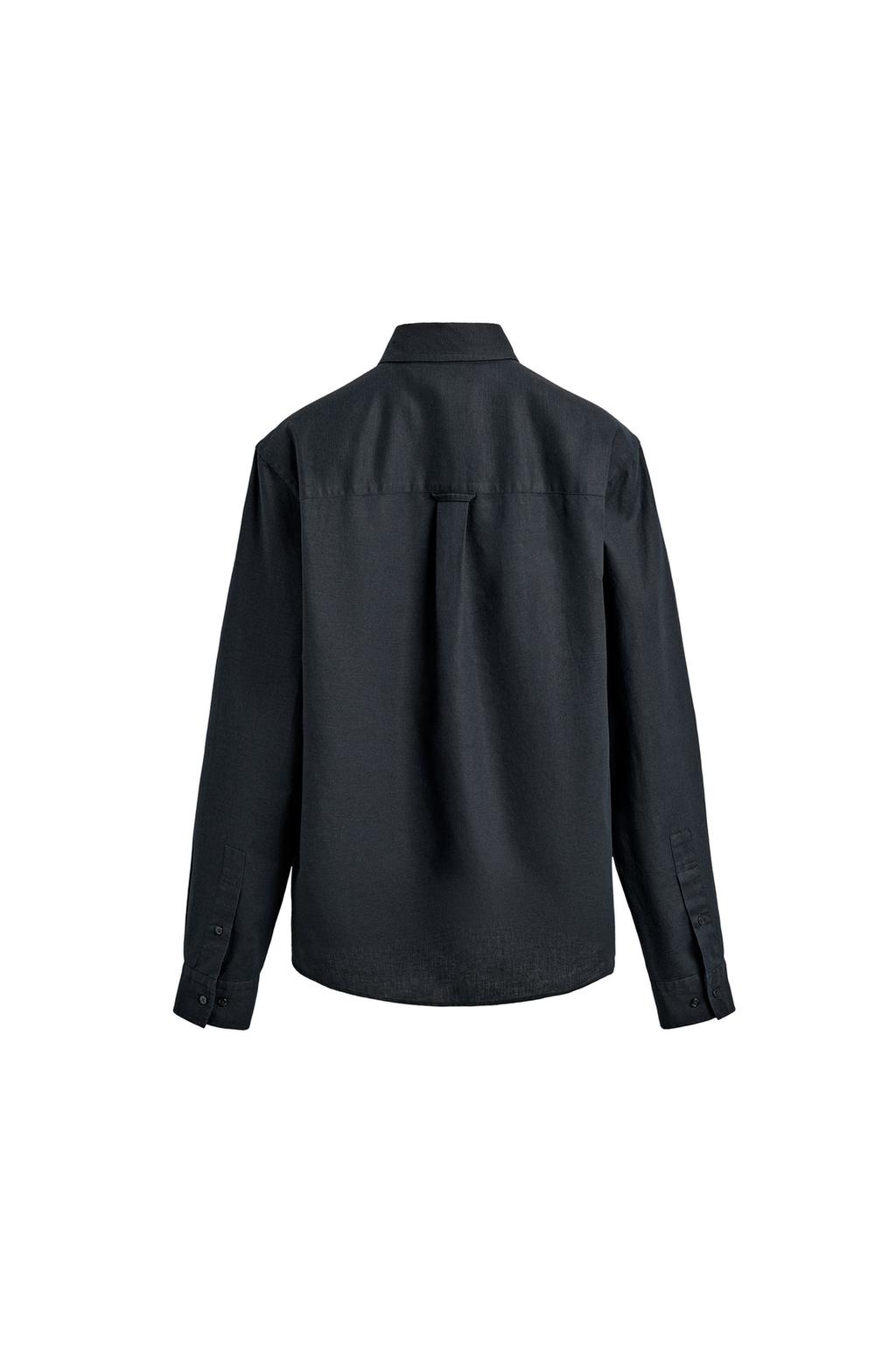 РУБАШКА REGULAR FIT ИЗ КОНОПЛИ И ХЛОПКА