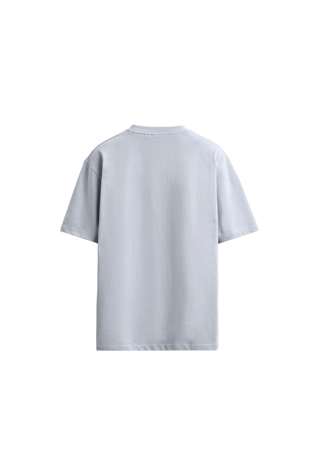 ПЛОТНАЯ ФУТБОЛКА С КОРОТКИМИ РУКАВАМИ