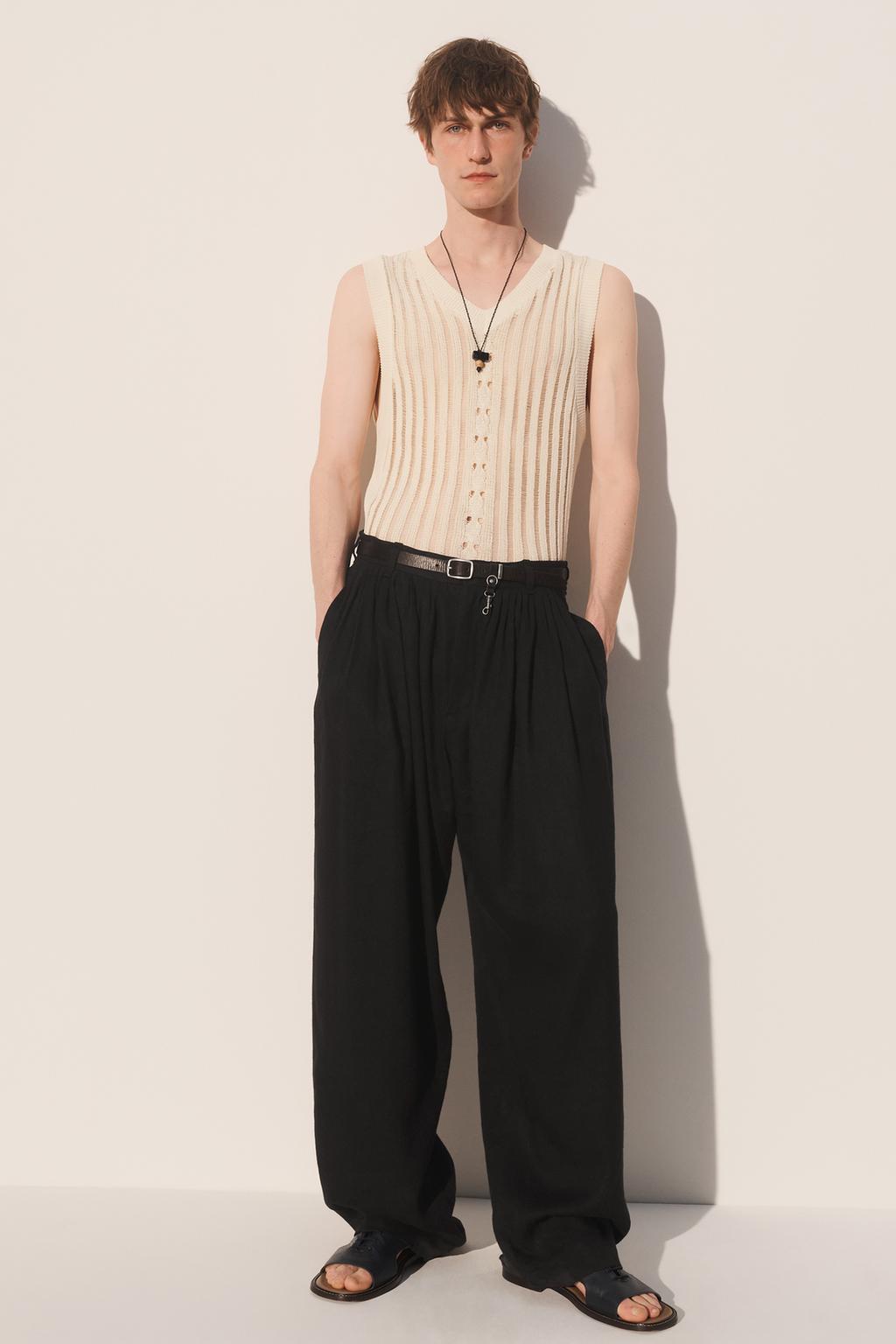 Майка с ажурным узором