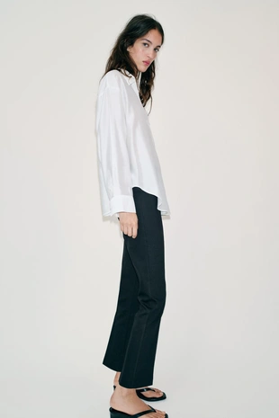 Укороченные брюки Flare- Заказать в России