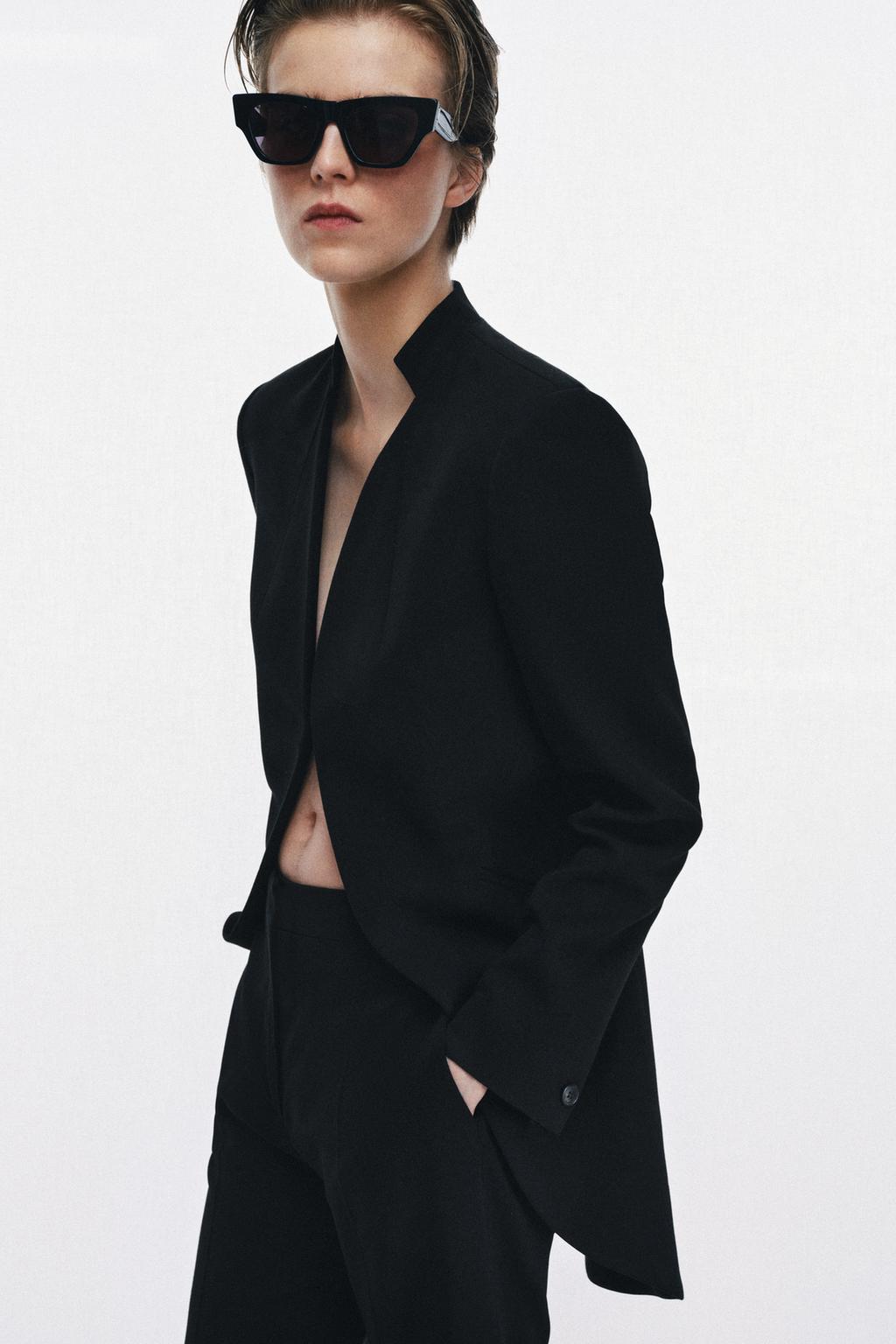 УКОРОЧЕННЫЕ РАСКЛЕШЕННЫЕ БРЮКИ ZW LIMITED EDITION