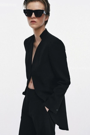 Укороченные расклешенные брюки Zw Limited Edition- Заказать в России